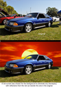 B & A Blue Mustang