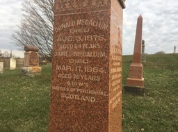 Donald and James McCallum Grave