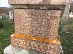 James McCallum 2 Grave