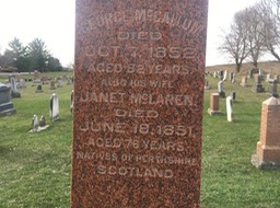 Janet McLaren Grave